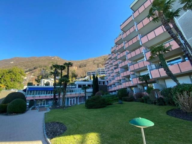 Luganersee, Pool, Strand, Parkplatz, Suite 204 Bissone Exteriör bild